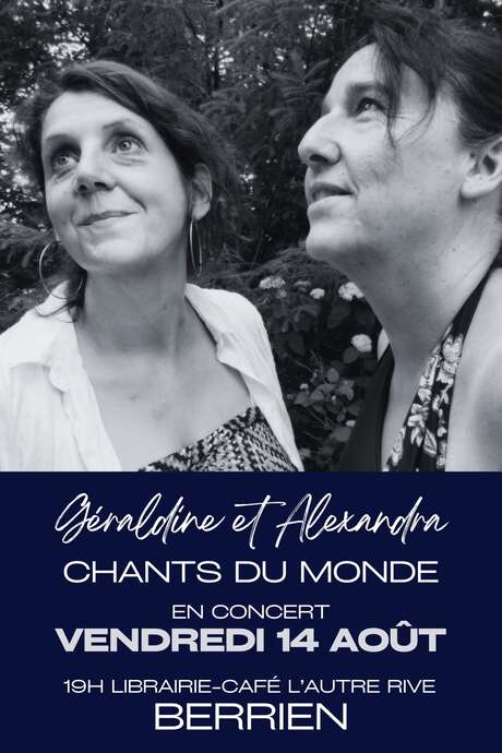 Duo : Chants du Monde à la Librairie-Café l'Autre Rive à Berrien.