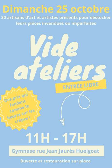 Vide Atelier au Grand Gymnase à Huelgoat.