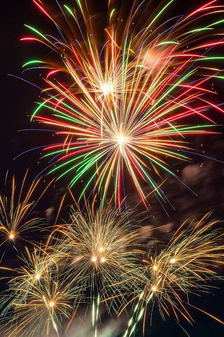 Repas musical et feu d'artifice de Beg-Meil