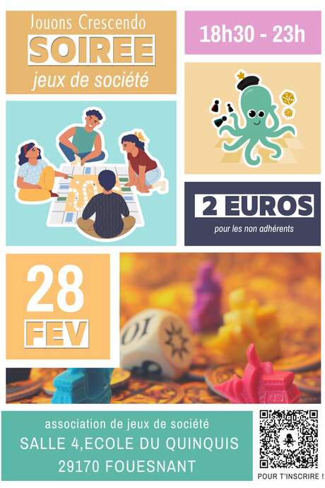 Jouons Crescendo - Soirée jeux de Société