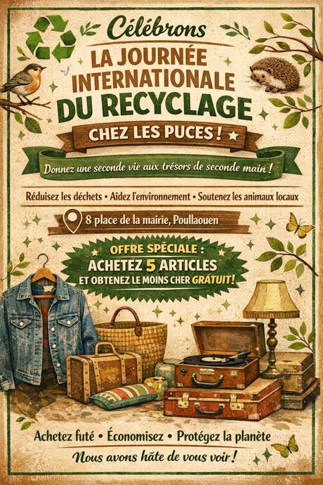 Journée Internationale du Recyclage chez Les Puces