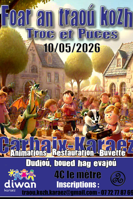 Troc et Puces de l'école Diwan de karaez