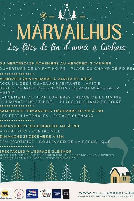 Marvailhus : Fêtes de fin d'année à Carhaix