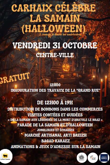 Carhaix célèbre la Samain ! Carhaix célèbre la Samain !