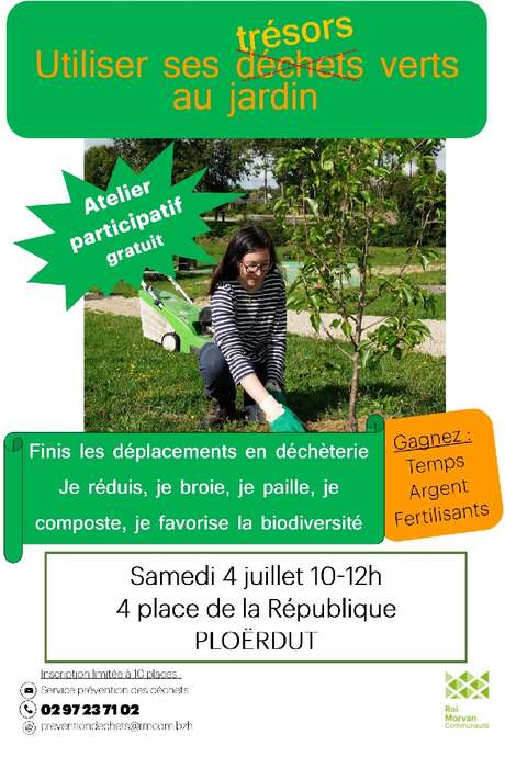 Atelier jardinage zéro déchet à Ploërdut