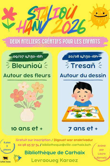 Bibliothèque : Atelier dessin