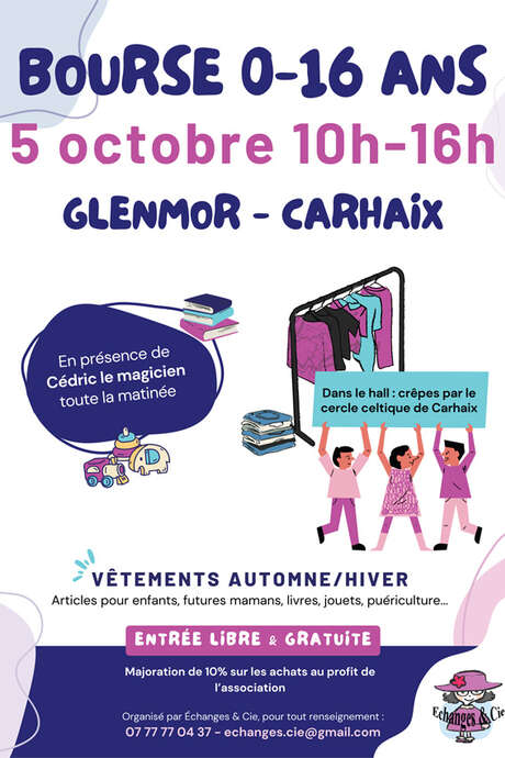 Bourse aux vêtements 0-12 ans Automne/Hiver