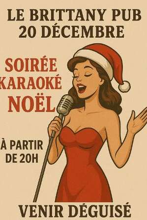 Soirée karaoké de Noël à Huelgoat