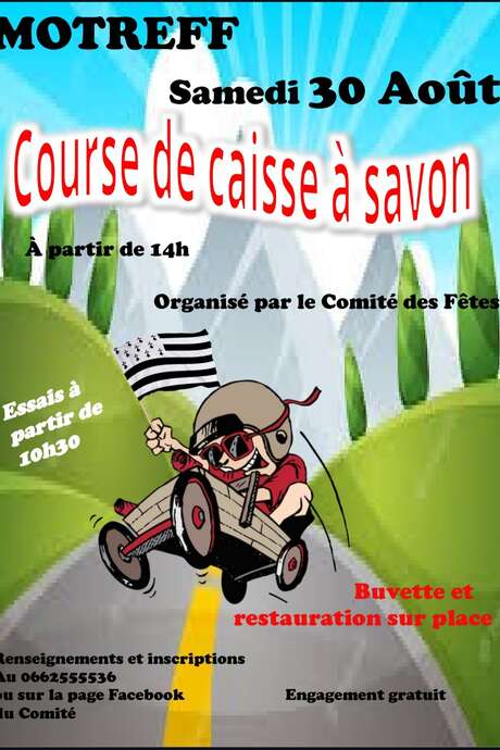 Course de caisse à savon à Motreff !!