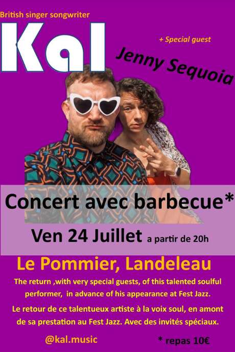 Concert de Kal et Jenny Sequoia