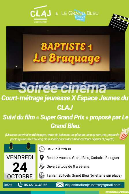 CLAJ: Soirée Cinéma !!