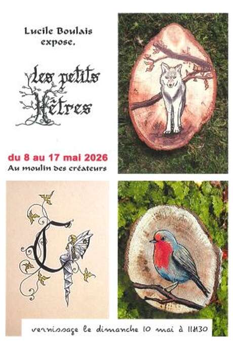 Exposition "Les petits Hêtres" au Moulin des Créateurs à Huelgoat