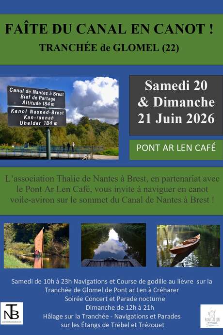 Faîte du Canal en Canot