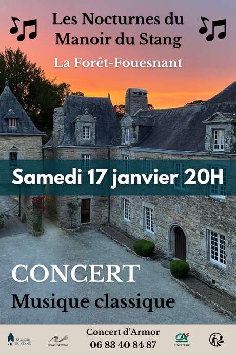 Concert de musique classique "Les Nocturnes du Manoir du Stang"