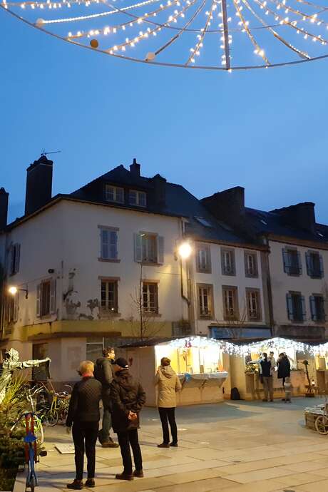 Marché de Noël nocturne