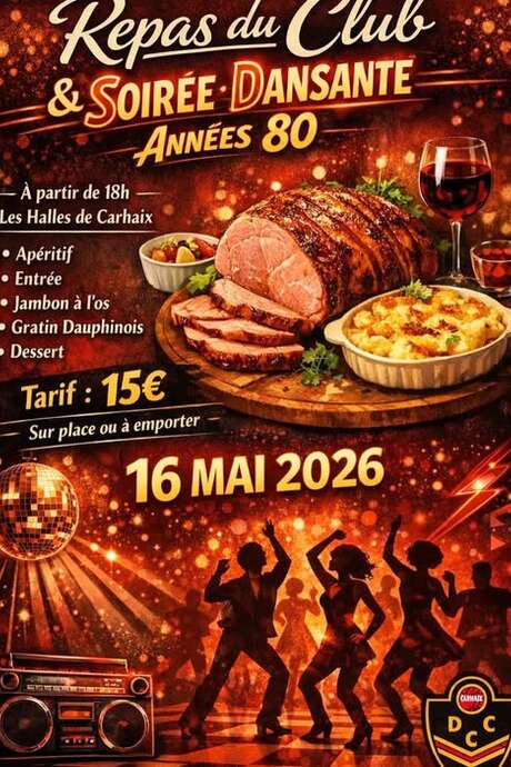 Repas du Club et soirée dansante Années 80