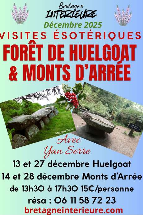 Visites Esotériques dans la Forêt de Huelgoat et sur les Monts d'Arrée avec Yan Serre.