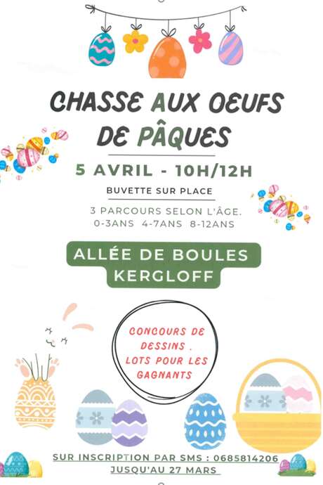 Chasse aux oeufs de Pâques