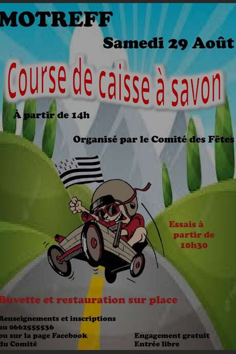 Course de caisse à savon à Motreff !!