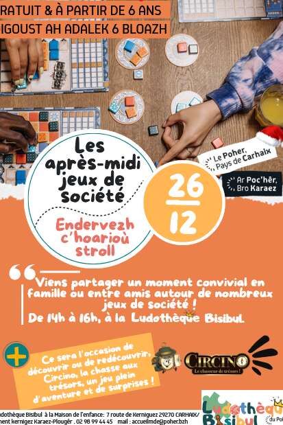 Ludothèque : Après-midi jeux de société