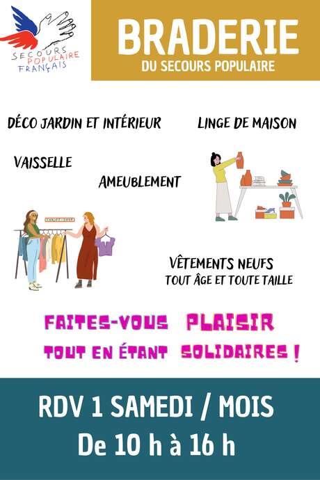 Secours populaire flea market