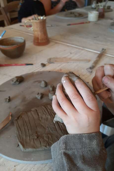 Modeling workshop pottery turning - St Amand de Vergt - 10.07.2025