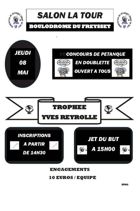 Concours de pétanque doublette : Trophée J.L Chastanet (copie)