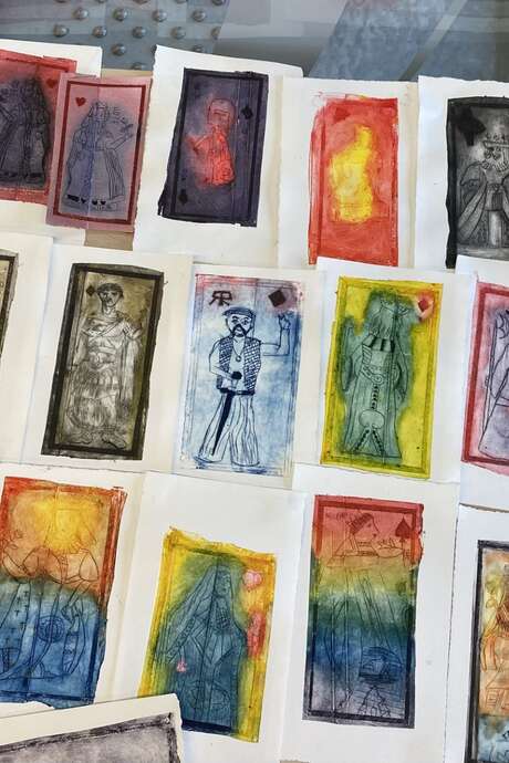 Atelier Gravure : Portrait de César