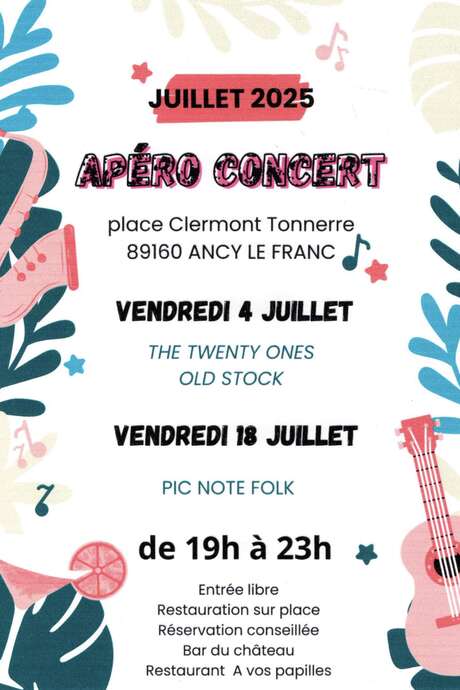 Apéro concert -  The Twenty Ones et Old Stock