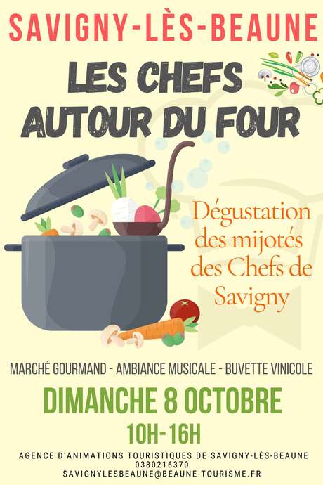 Les Chefs autour du four