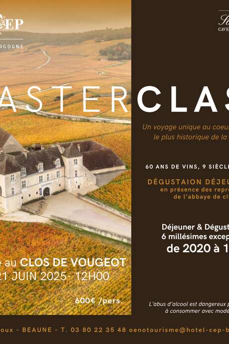 MASTERCLASS  Hommage au CLOS DE VOUGEOT