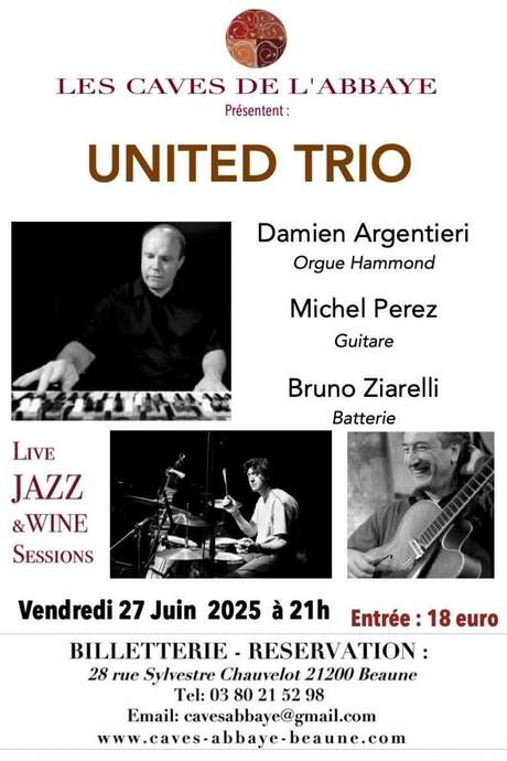CONCERT JAZZ: UNITED TRIO Argentieri - Perez -Zialrelli
