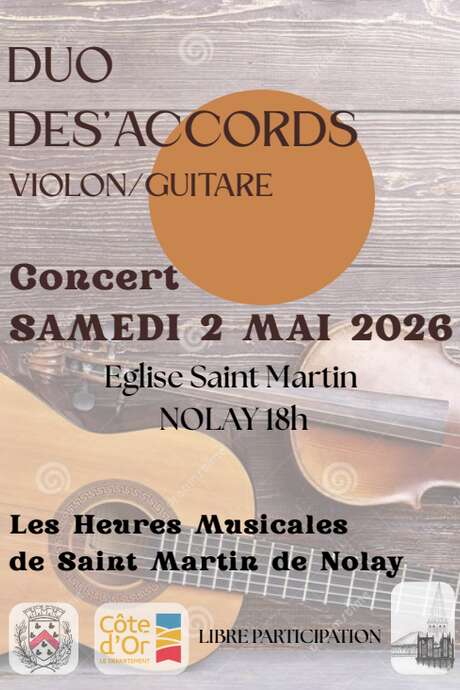 Concert Duo Des' Accords Violon, Guitare