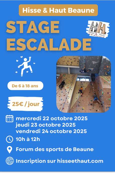 Stage d'escalade