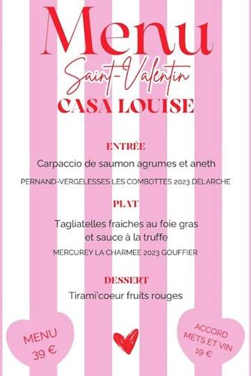Saint-Valentin à la Casa Louise