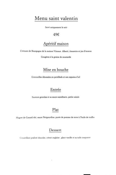 Saint-Valentin à La Chicorée