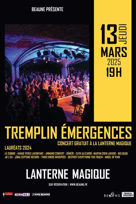 Concert des talents du Tremplin Emergences