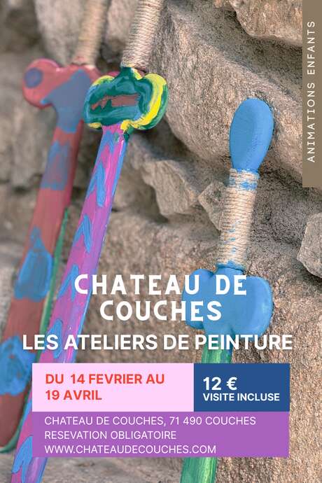 Les ateliers peinture du Château de Couches