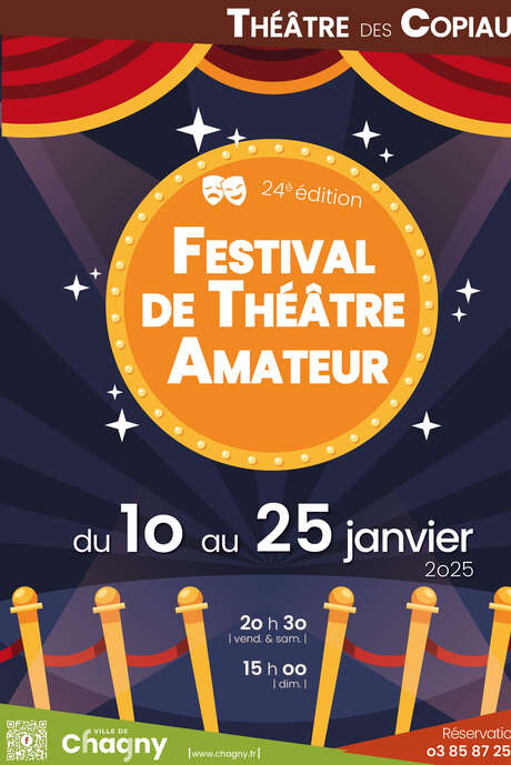 24ème Festival de Théâtre Amateur - 2ème week-end du 17 au 19 Janvier 2025