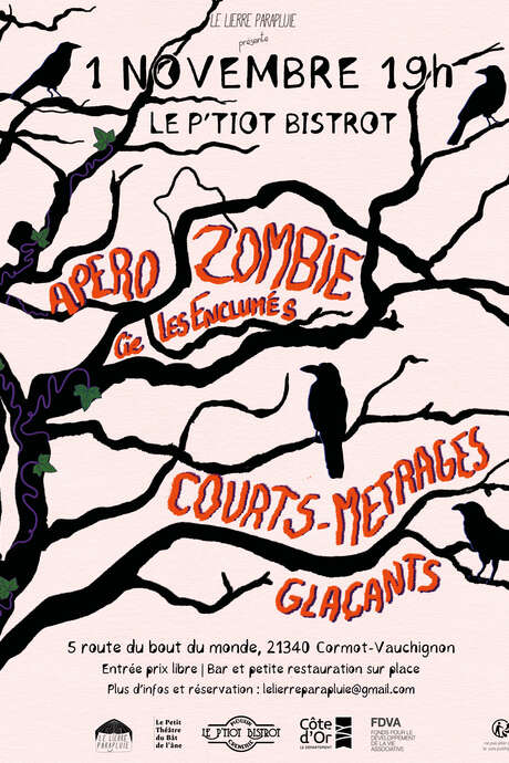 Veillée d'Halloween | "Apéro Zombie" & Courts-métrages glaçants Veillée d'Halloween | "Apéro Zombie" & Courts-métrages glaçants