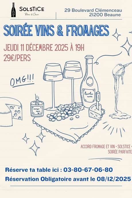 Dégustation Vin  & Fromage