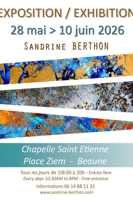 Exposition de l’artiste plasticienne Sandrine Berthon