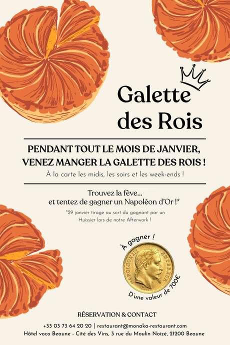 La Galette des Rois au restaurant Monaka !