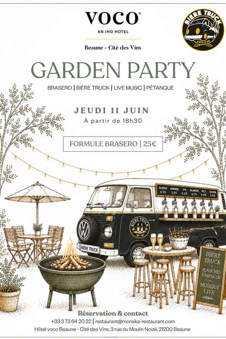 Garden Party à l'Hôtel voco Beaune - Cité des Vins