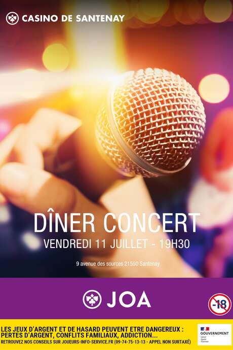 Dîner Concert Les Yeux d'Olga