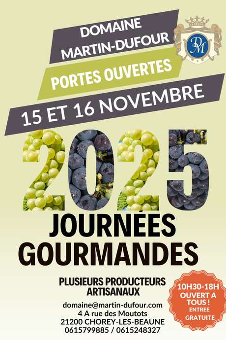 Journées gourmandes 2025 Journées gourmandes 2025