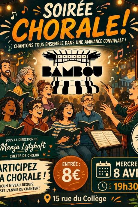 Soirée chorale participative au Bambou à Beaune