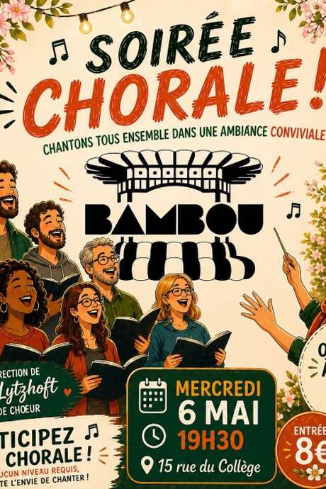 Soirée chorale participative au Bambou à Beaune