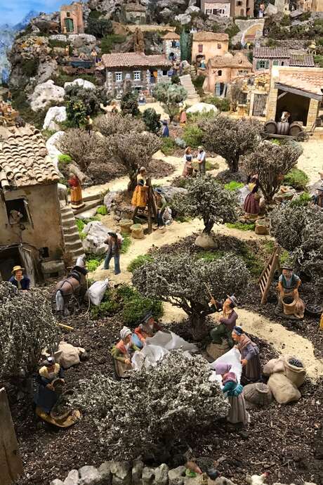 Noël à l'abbaye de Fontenay - crèche et marché de Noël