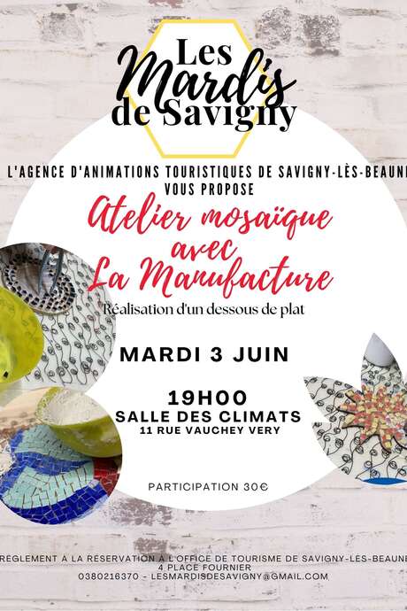 Les Mardis de Savigny - Atelier Mosaïque